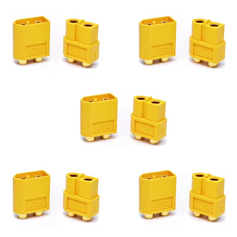 Amass XT60PB (PCB Vertical Welding Version) RC Power Battery Plug Connector (10 sets)