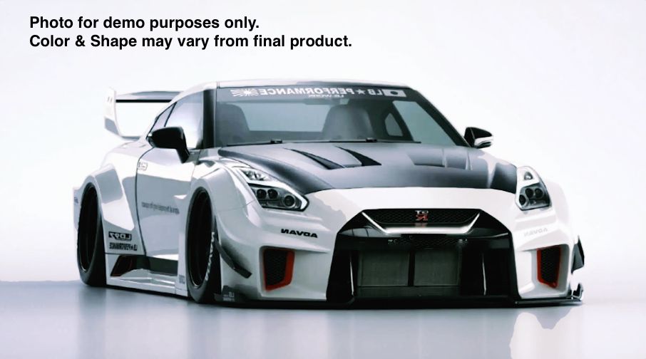 1/10 Lexan Clear RC Touring / Drift Car Body for LB NISSAN GTR R35