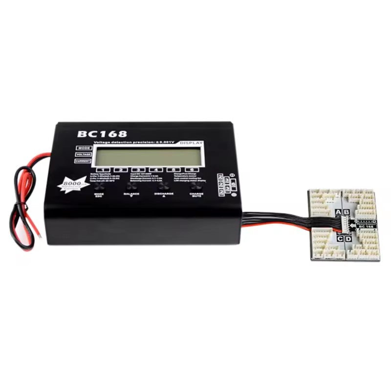 Aokda BC168 1-6S 8A 200W 8000mA Current LCD Intellective Display Balance Charge/Discharge Lipo/Lithium Battery For RC Model