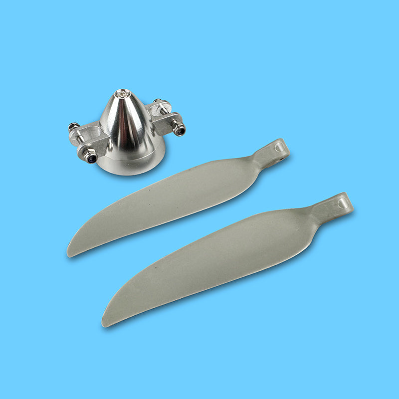 Spinner hub and 7 x6 folding propeller for NPS Glider.
