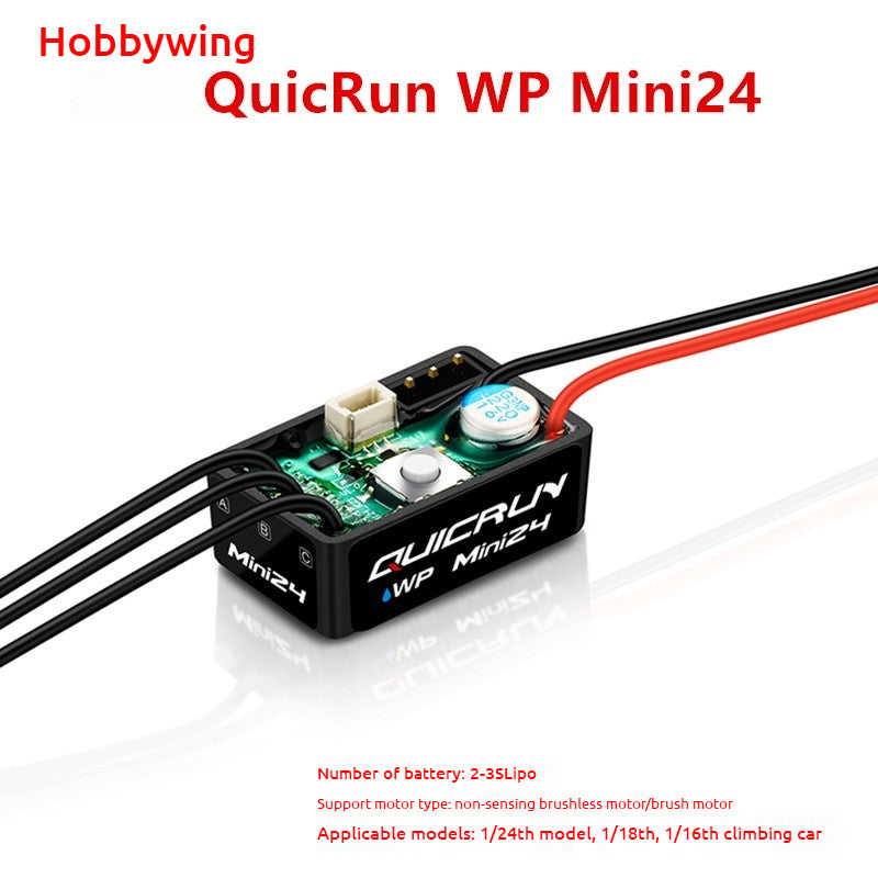 HOBBYWING QUICRUN MINI24 25A ESC 1621SL 3500KV Motor Brushless for 1/24 RC Car