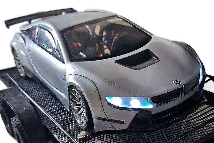 1/10 Lexan Clear RC Car Body Shell for LB Works BMW i8 200mm