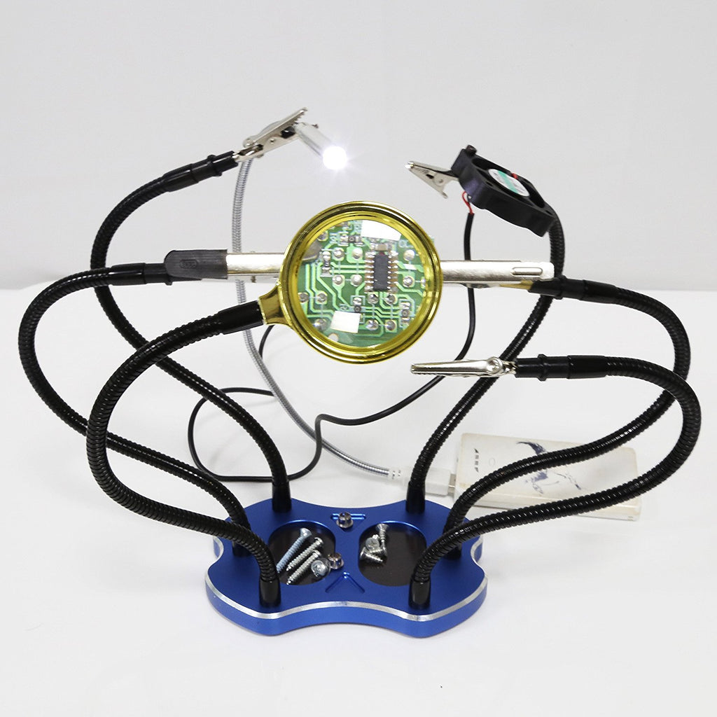 Hobby Helping Hands/Soldering Station + Banana Plugs Multifunctional W