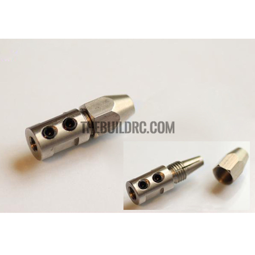 Steel Flex Collet Coupler for 3.18mm Motor Shaft and 3.18mm Flex Cable