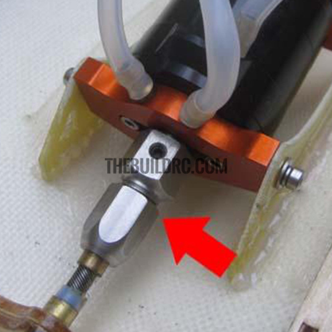 Steel Flex Collet Coupler for 4mm Motor Shaft and 3.18mm(1/8 Inch) Flex Cable