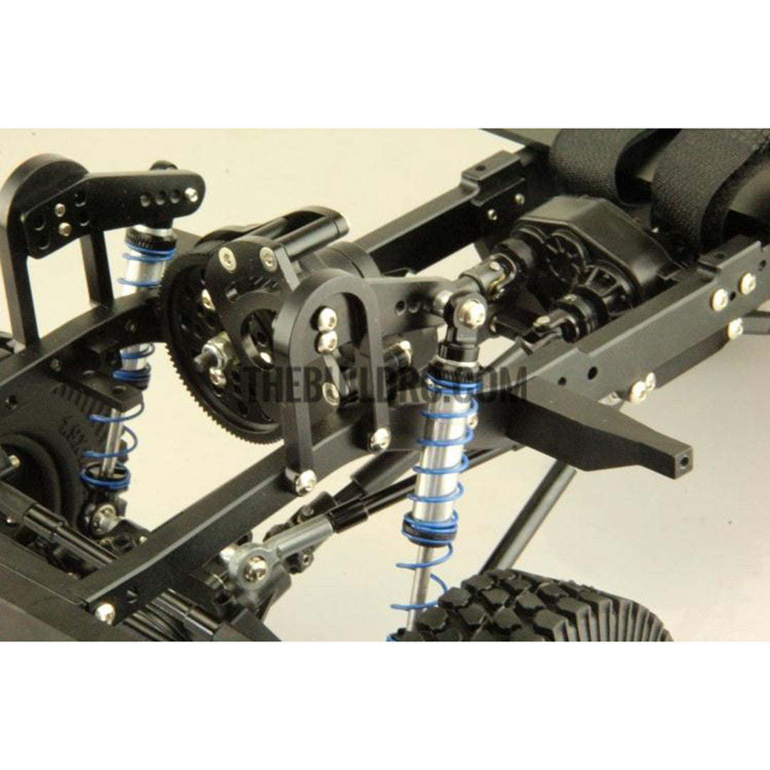 D90 V2 1/10 Scale Defender Chassis Fully CNC Metal Electric 4X4 RC Truck D90II Suspension travel edition