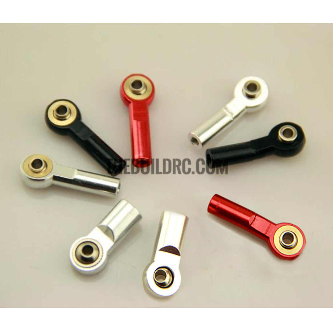 Aluminum M3 Link Rod End Ball Joint CW for 1/10 RC Car Crawler Buggy Bent 27mm Black