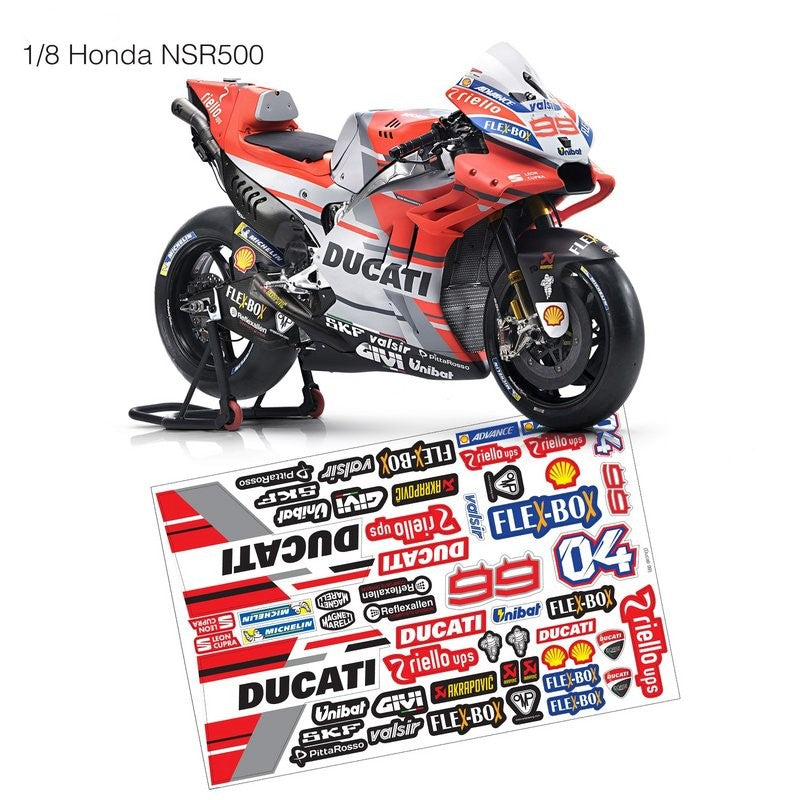 1/8 Lexan Clear Body Shell for NSR500 BIKE BODY-99