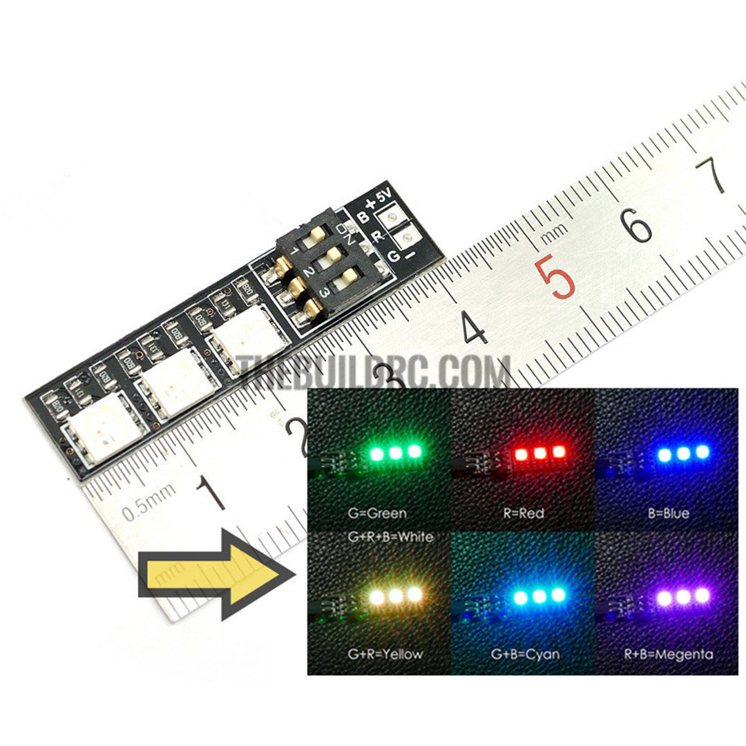 Matek RGB LED Board 5050 16V for FPV Multicopters & Planes RC Quadcopter