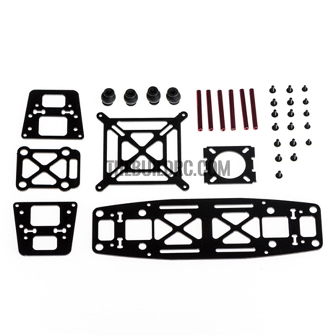 KK260 QAV FPV Frame Kit w/ Expand Board + LED Modules & 5V 2A BEC