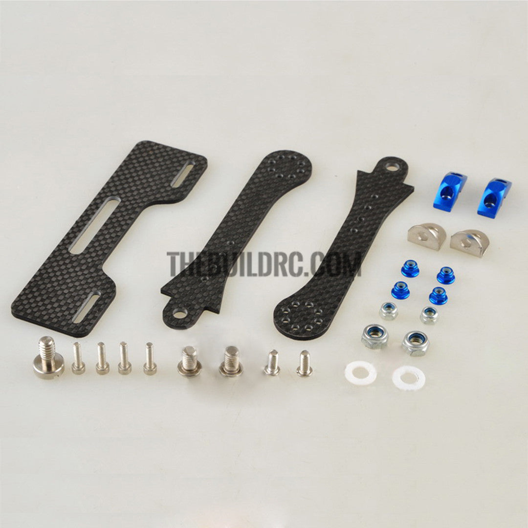 Universal Carbon FPV Monitor Folding Stand made with 2.5mm thick carbon fiber board