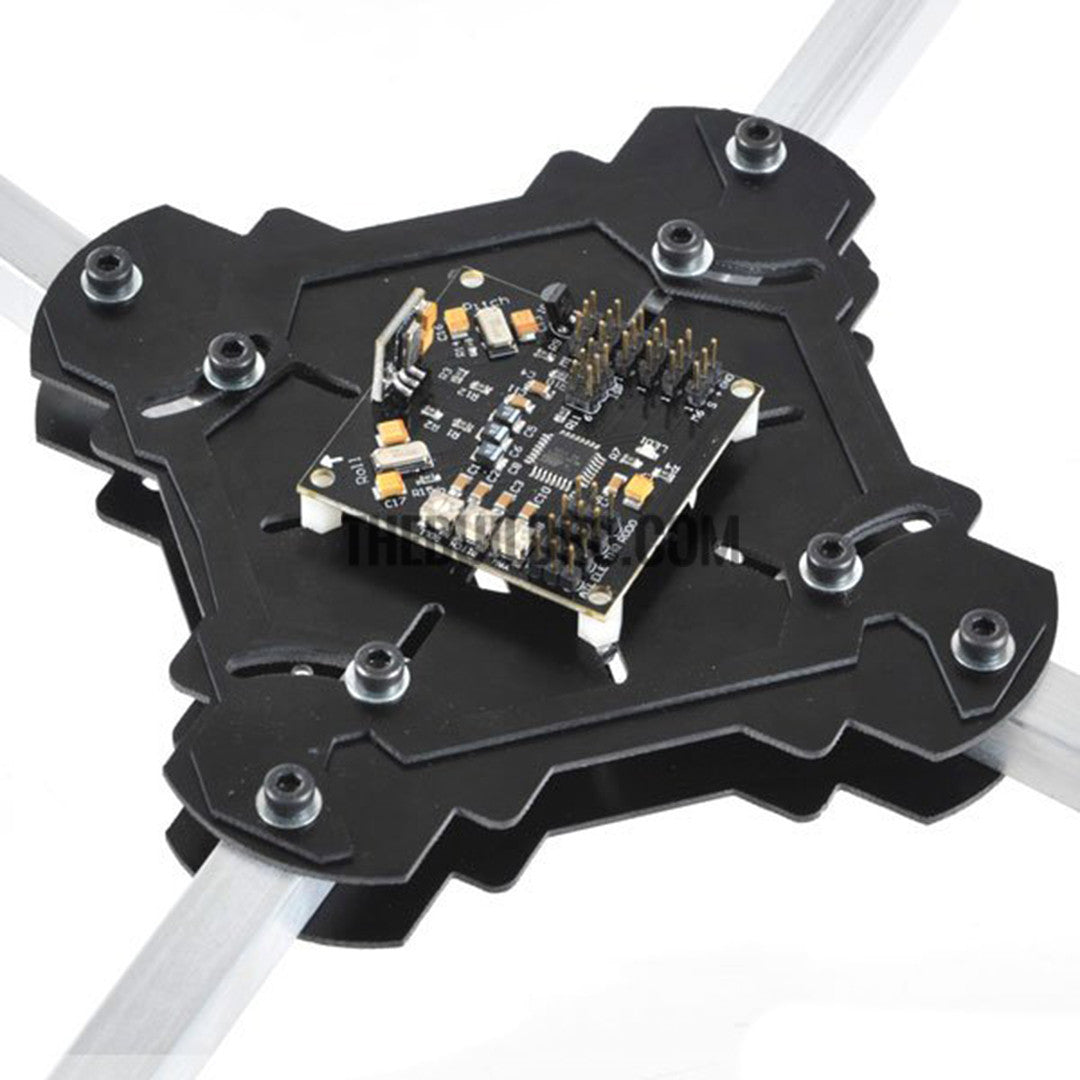 F02009 CNC 600mm X525 V3 Glass Fiber / Alloy Foldedform Frame Kit For RC KK MK 4-axle Quad-Rotor Multi Copter UFO