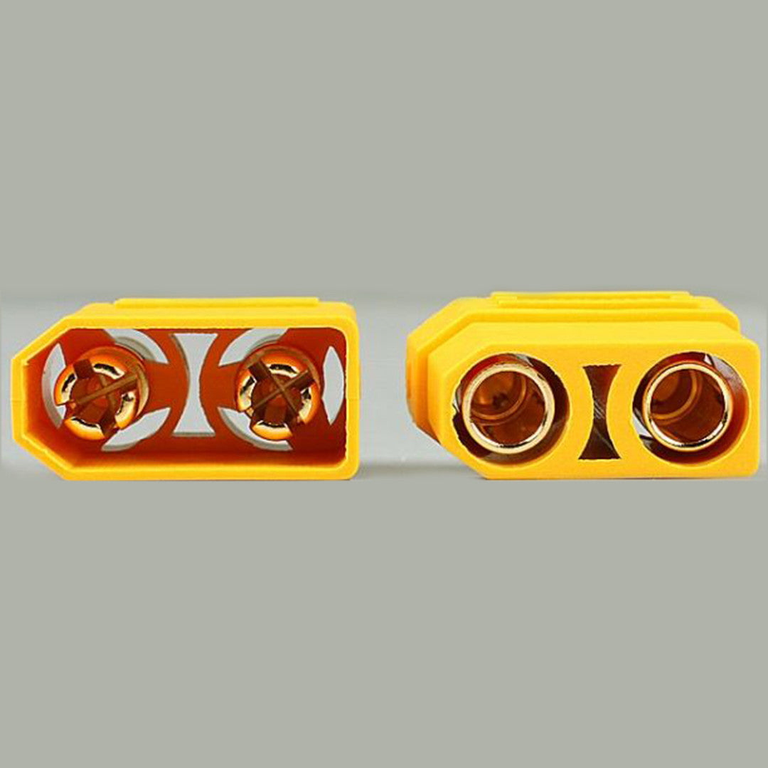 Amass 5 Pairs Xt90 Bullet Connector Male/female for Rc Model Battery - 4.5mm Bullets (Pair)