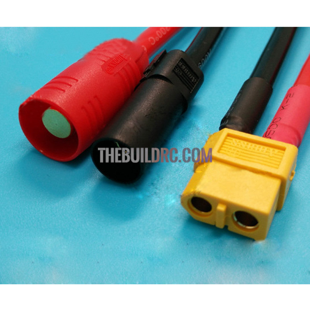 XT150 Power Cord Plug to XT60 Female Battery Connector Adapter Converter Cable for DJI Spreading Wings S900 Hexacopter, S1000, S1000+ Octocopter