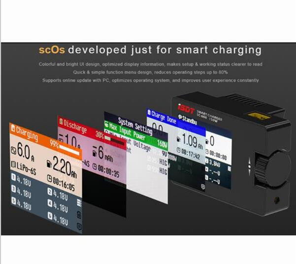 iSDT SC608 150W 8A MINI Smart LCD Battery Balance Charger
