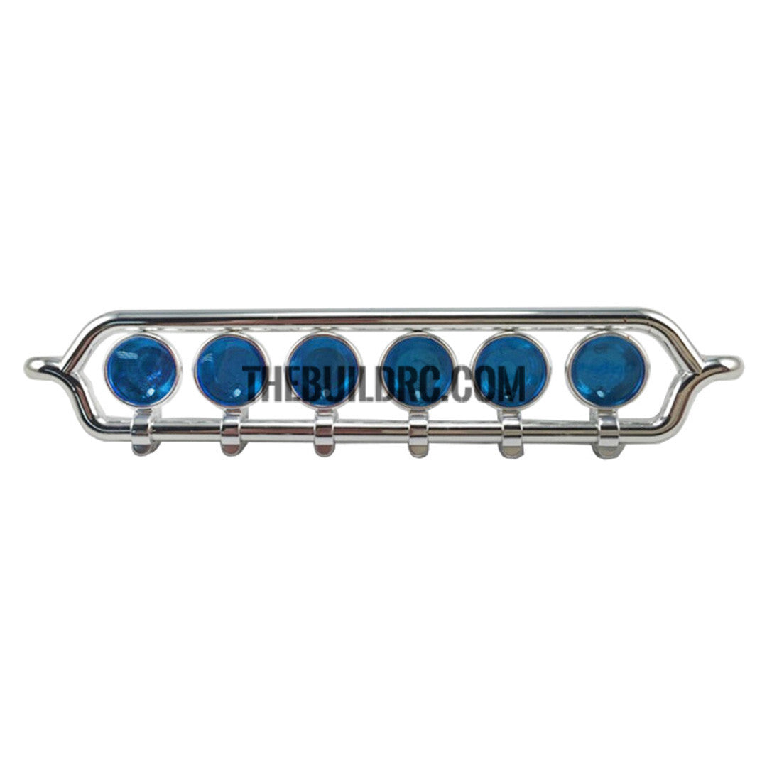 154mm x 28mm x 28mm Roof Bar Light TAMIYA 1/14 Scale RC Mercedes-Benz 1851 Actros Compatible (Six Round Light Set)