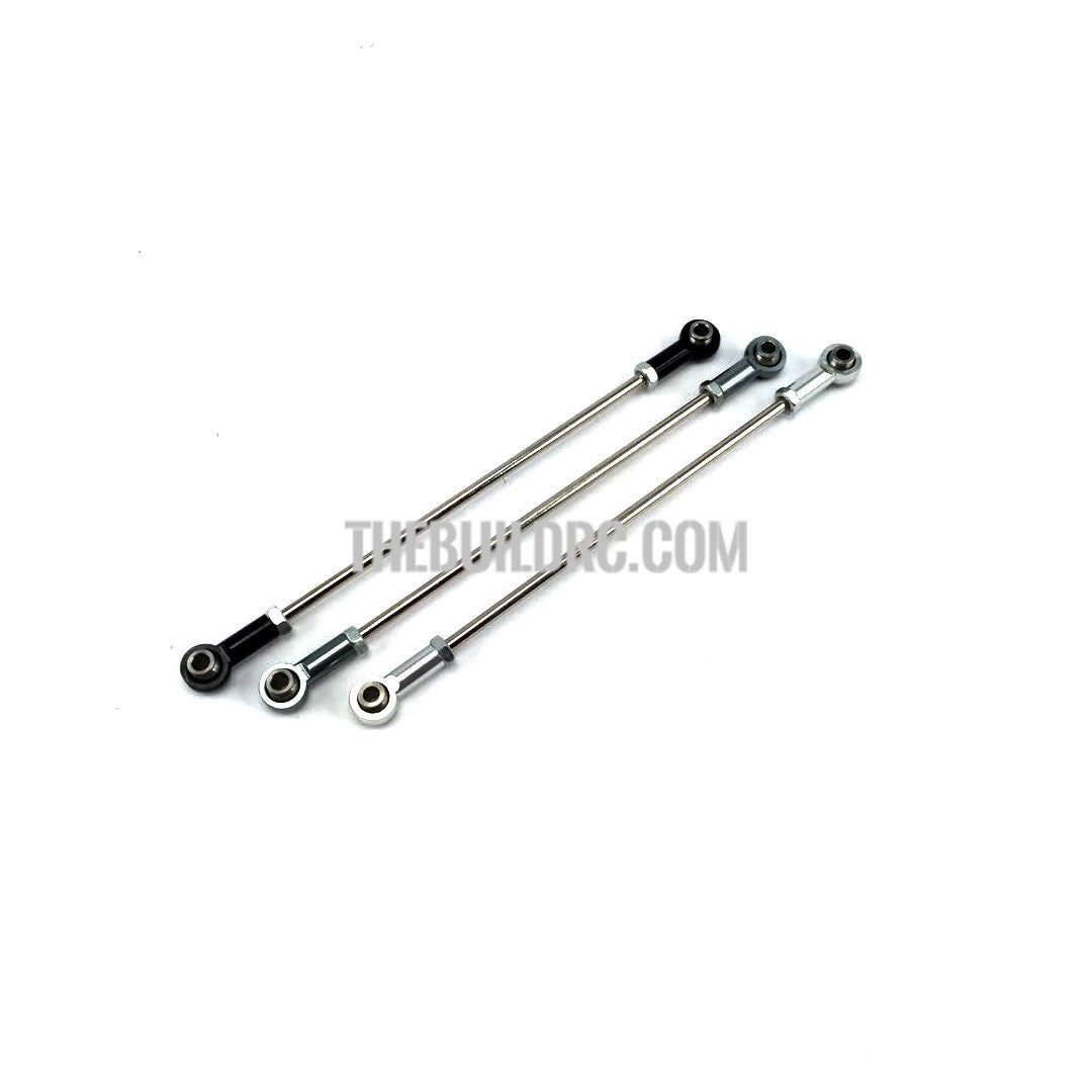 1/14 Trailer metal landing gear compatible with TAMIYA (1pcs) - Black