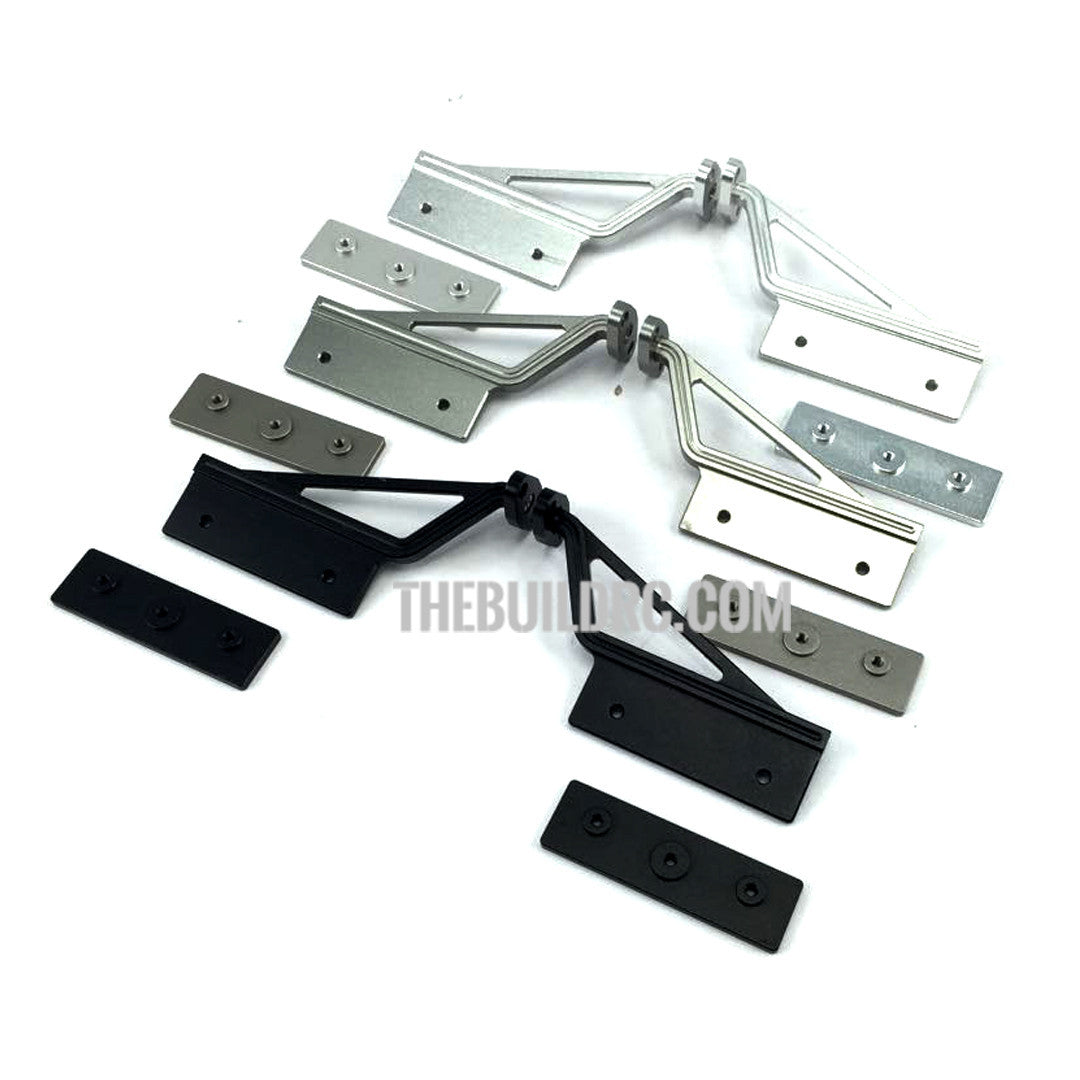 1/14 trailer metal fender rack compatible with TAMIYA (4pcs) - Gun Metal