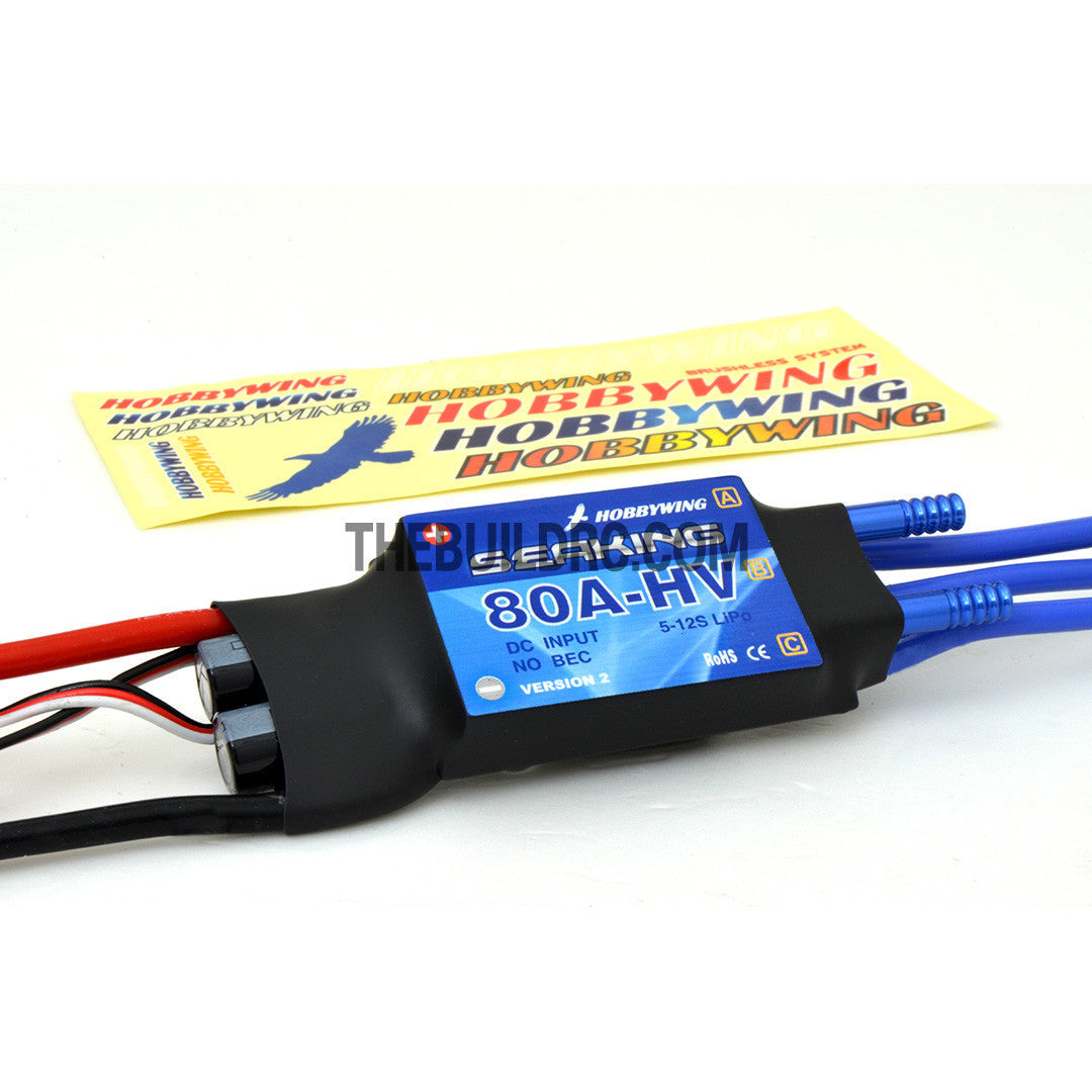 HobbyWing RC Boat Seaking-80A-HV Brushless BL Motor ESC Speed Controller
