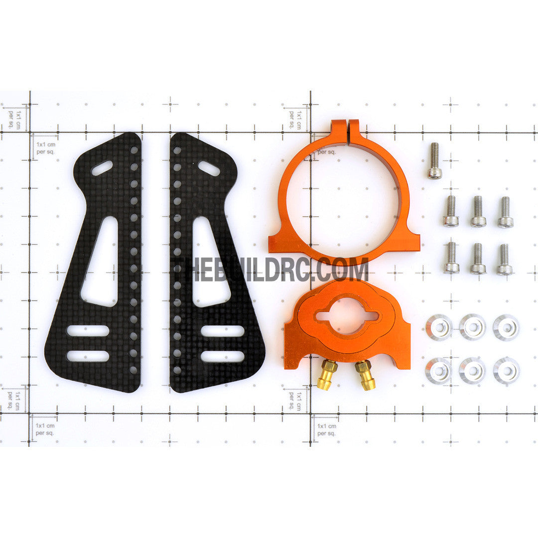 RC Boat L53 x W30mm Carbon Fiber 400 Brushless Motor / Engine Mount