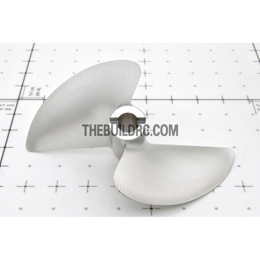 RC Boat Φ6.35 x D71mm CNC Aluminum Slotted Propeller