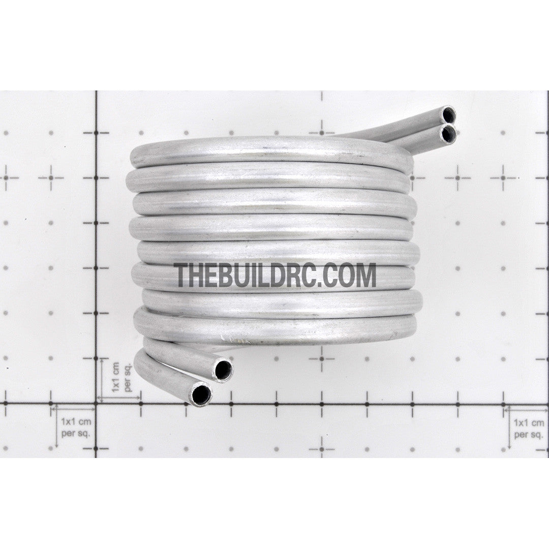 RC Boat Aluminum Φ48mm x L520 x W500mm 750 Motor Water Cooling Coil