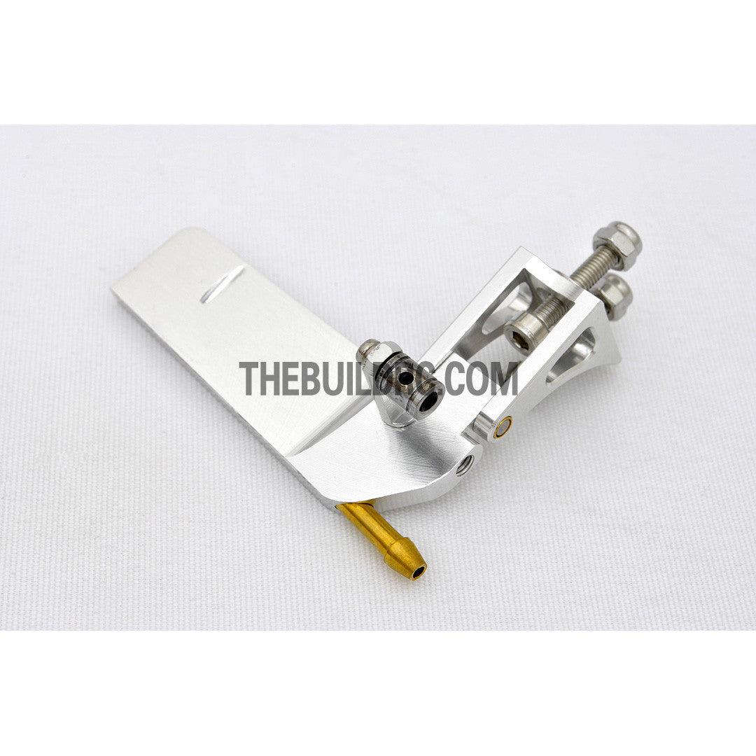 20*52mm CNC Aluminum RC Boat Mini Helm Rudder (Single Water Entrance)