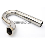 RC Boat Φ22mm x 100mm Stainless Steel U-Pipe Tube Manifold