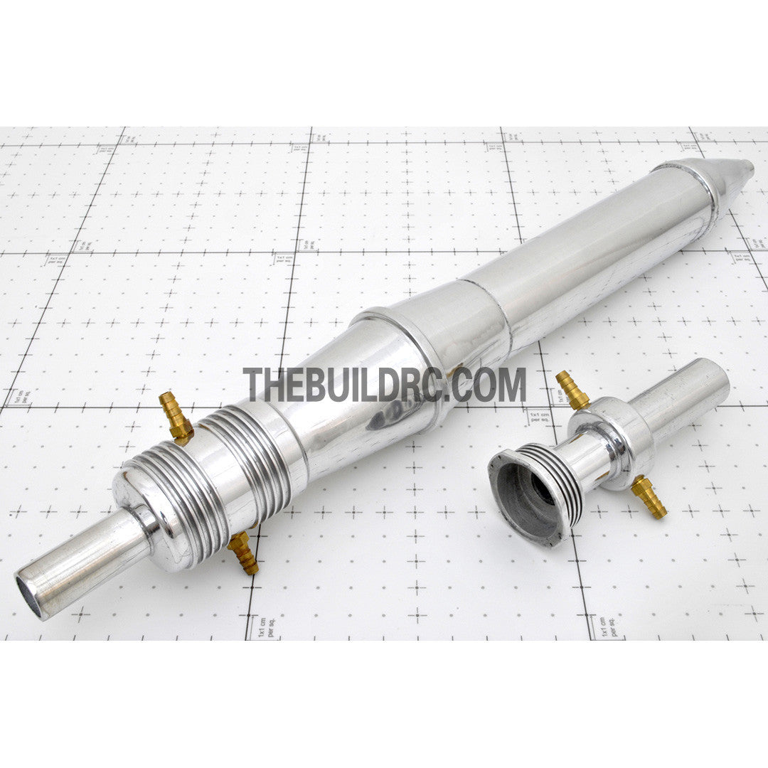 RC Boat GP21 355mm Engine Exhaust Tune Pipe with Muffler
