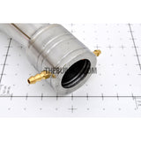 RC Boat 430mm Stainless Steel Engine Exhaust Tune Pipe with Muffler