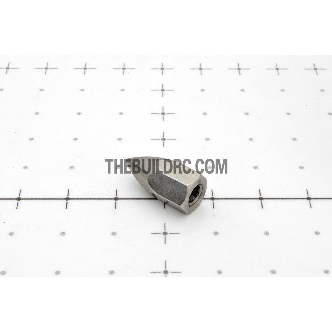 RC Boat Φ4 x W9mm Aluminum Cylindrical Cone Nut