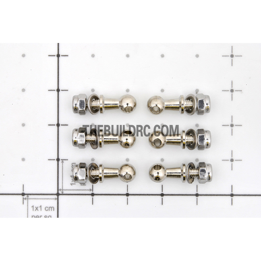 RC Boat Aluminum Φ1.5 x L18mm Aluminum Baluster (6pcs)