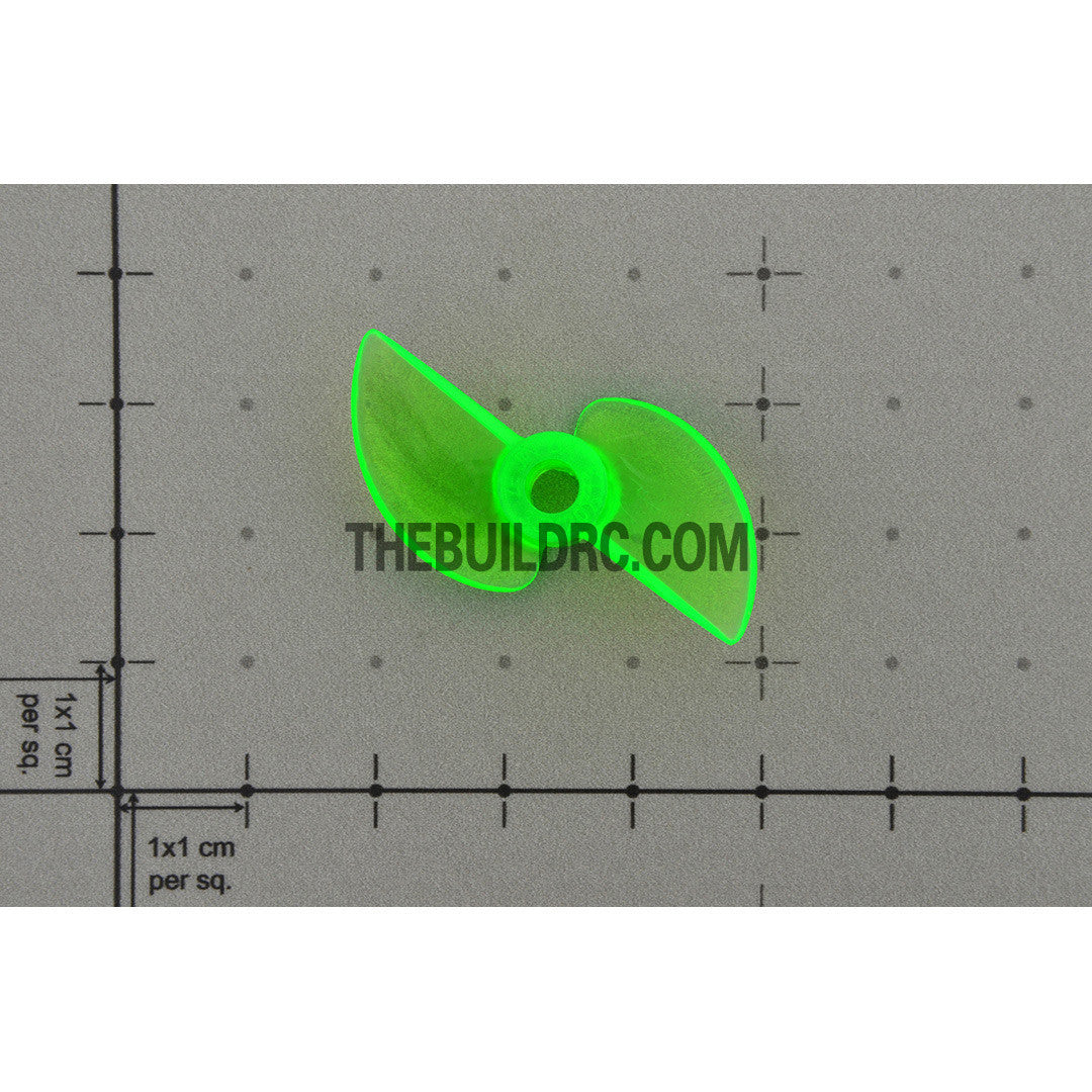 Φ3.9 35 x 20 x 13mm RC Boat Plastic Slotted 2-Blade Propeller