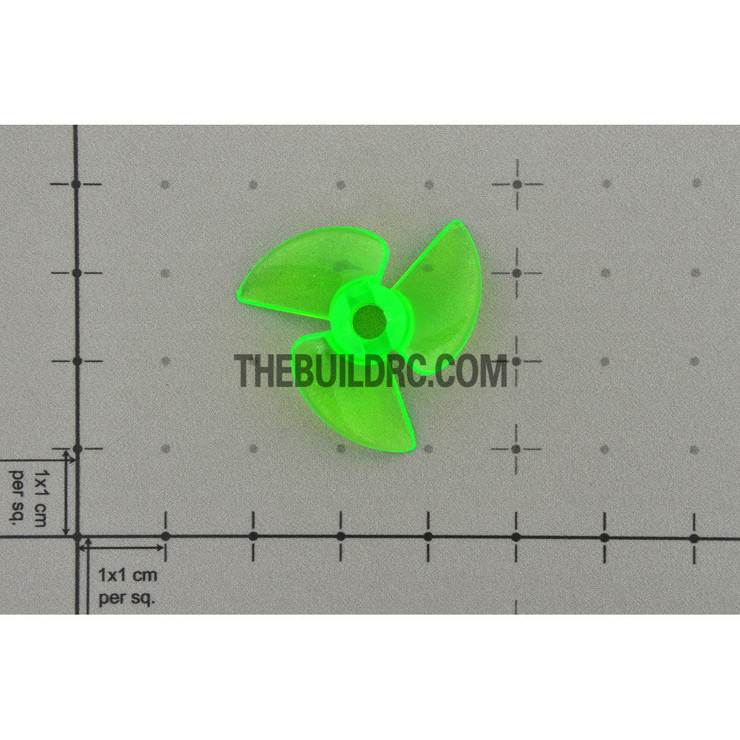 Φ3.9 3P x 31 x 11mm RC Boat Plastic Slotted 3-Blade Propeller