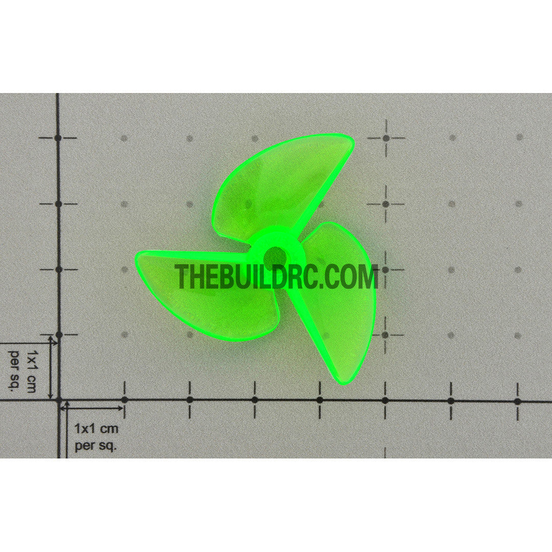 Φ3.9 3P x 40 x 15mm RC Boat Plastic Slotted 3-Blade Propeller