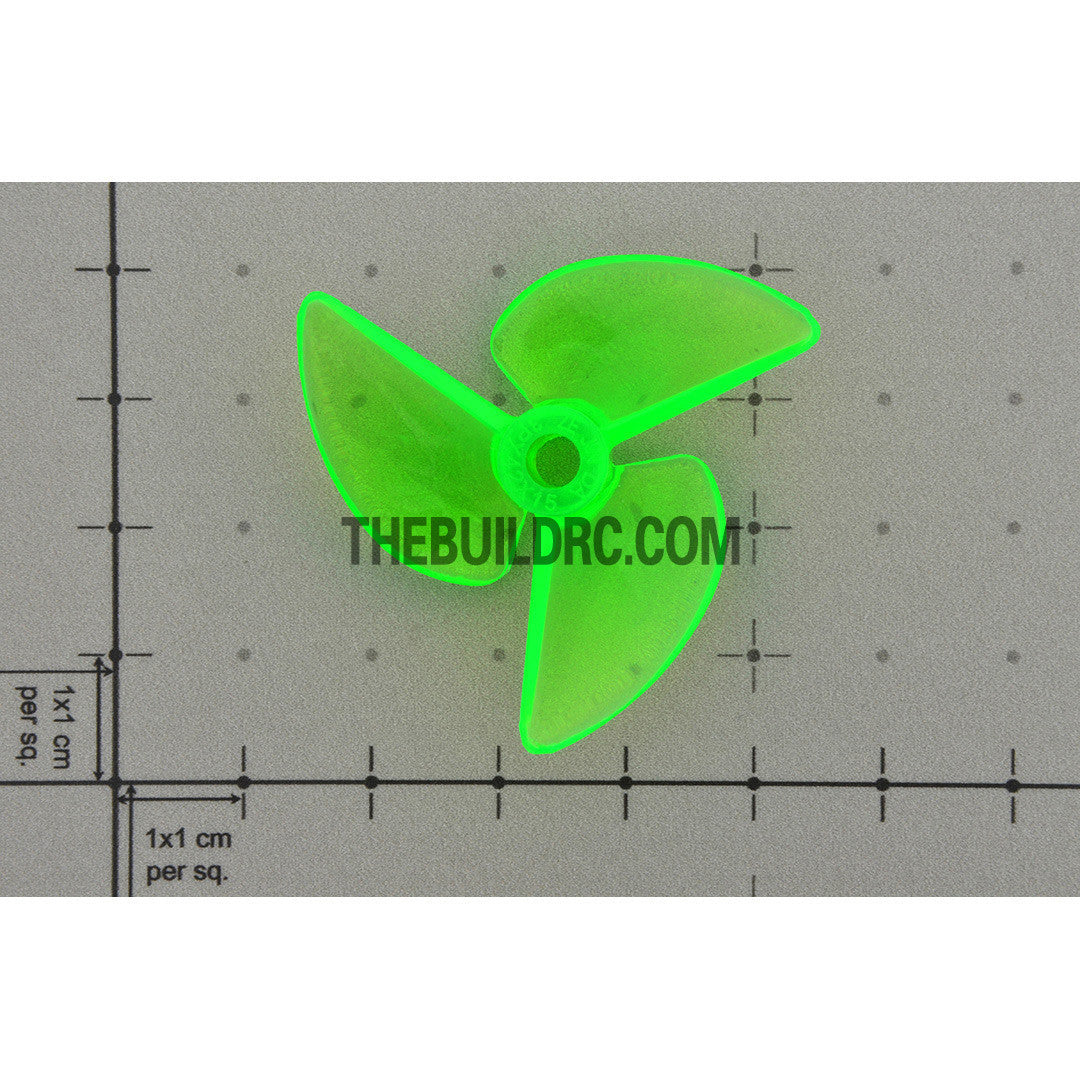 Φ3.9 3P x 42 x 15mm RC Boat Plastic Slotted 3-Blade Propeller