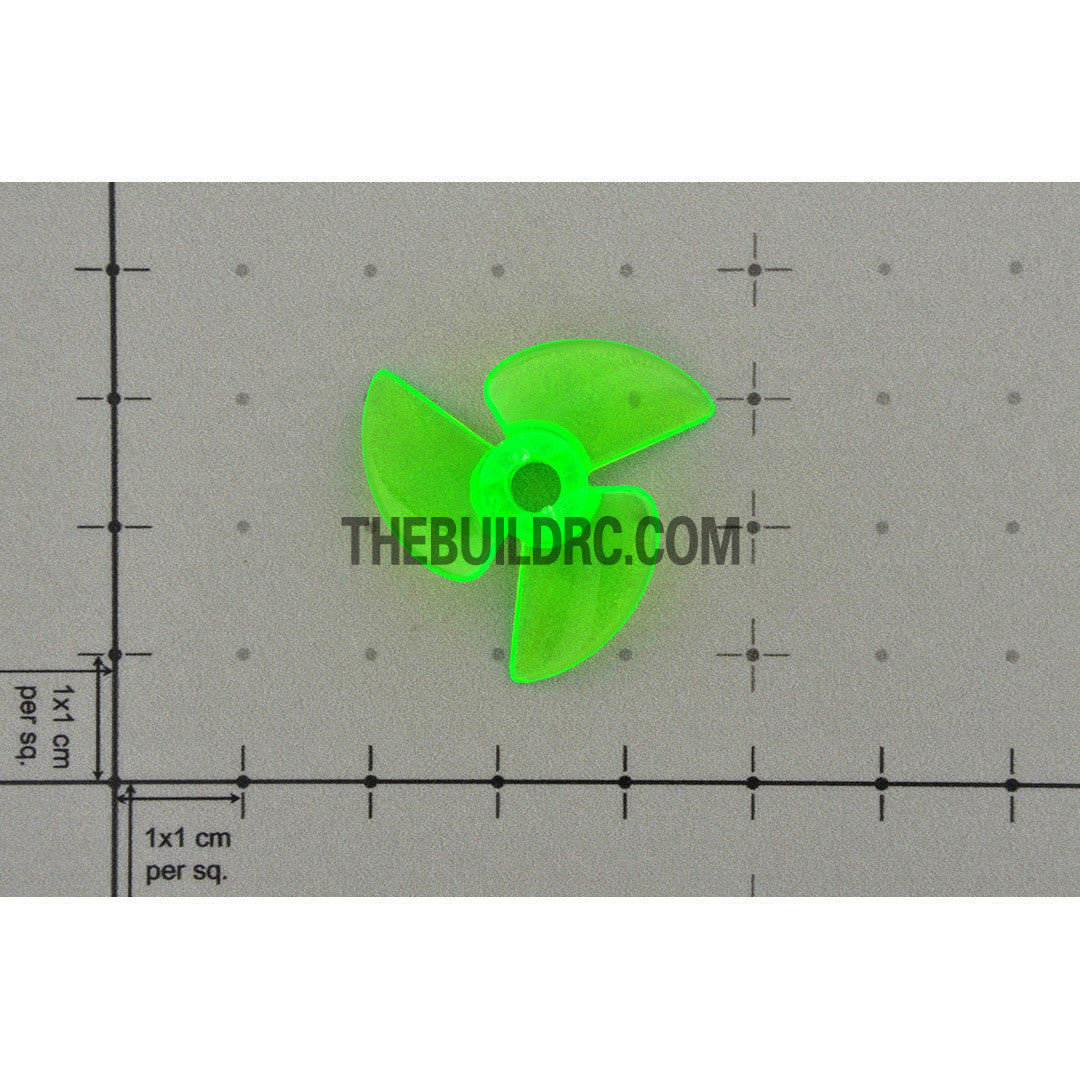 Φ3.9 R3P x 31 x 11mm RC Boat Plastic Slotted 3-Blade Reversed Propeller