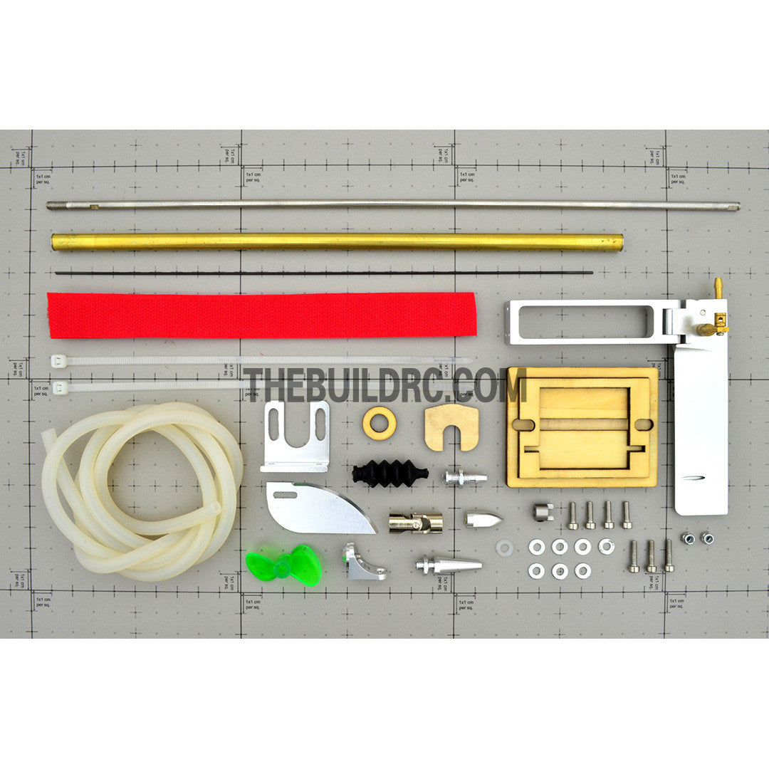 Hardware Kit (Rudder, Shaft, Propeller) for 23" Deep-Vee Ocean Force Mono Racing Boat