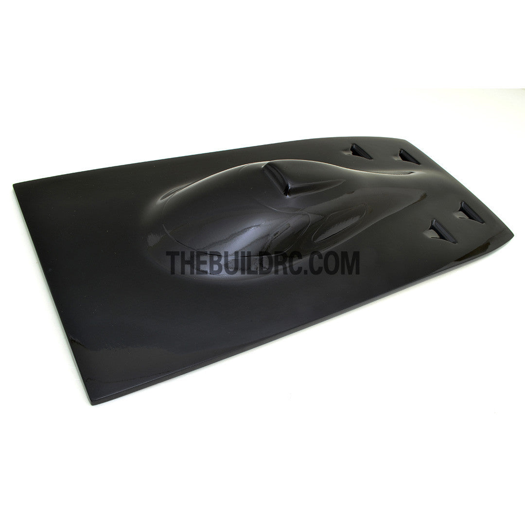 36" RC EP Silver Fox Catamaran Epoxy Fiberglass Canopy (Style A) - Black