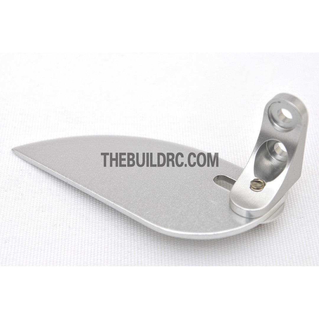 L54 x 23mm Aluminium RC Boat Water Stabilizer Trim Tab Fin
