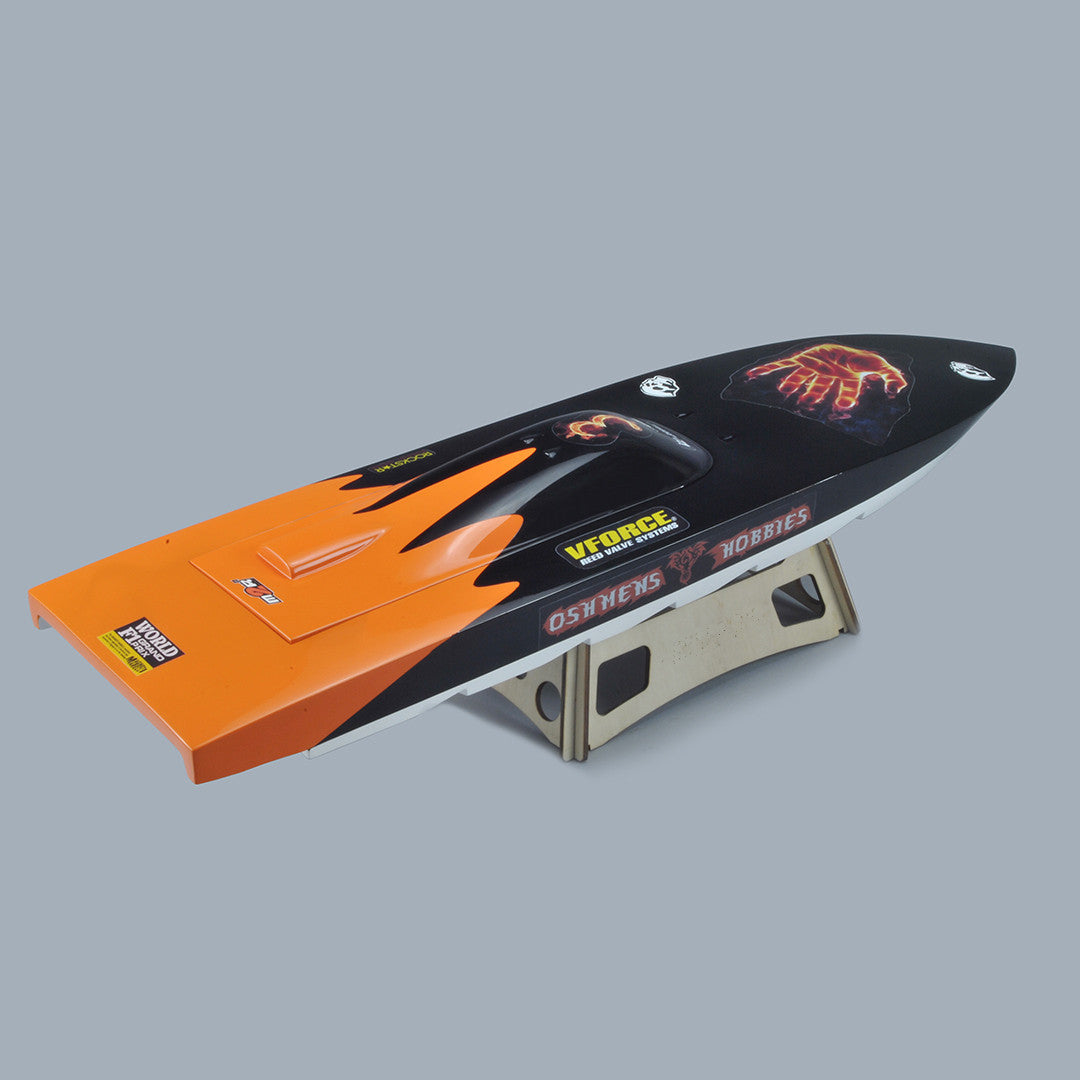 31.5" RC EP P1 Sea Master Deep-vee ARR Racing Boat - Black / Orange
