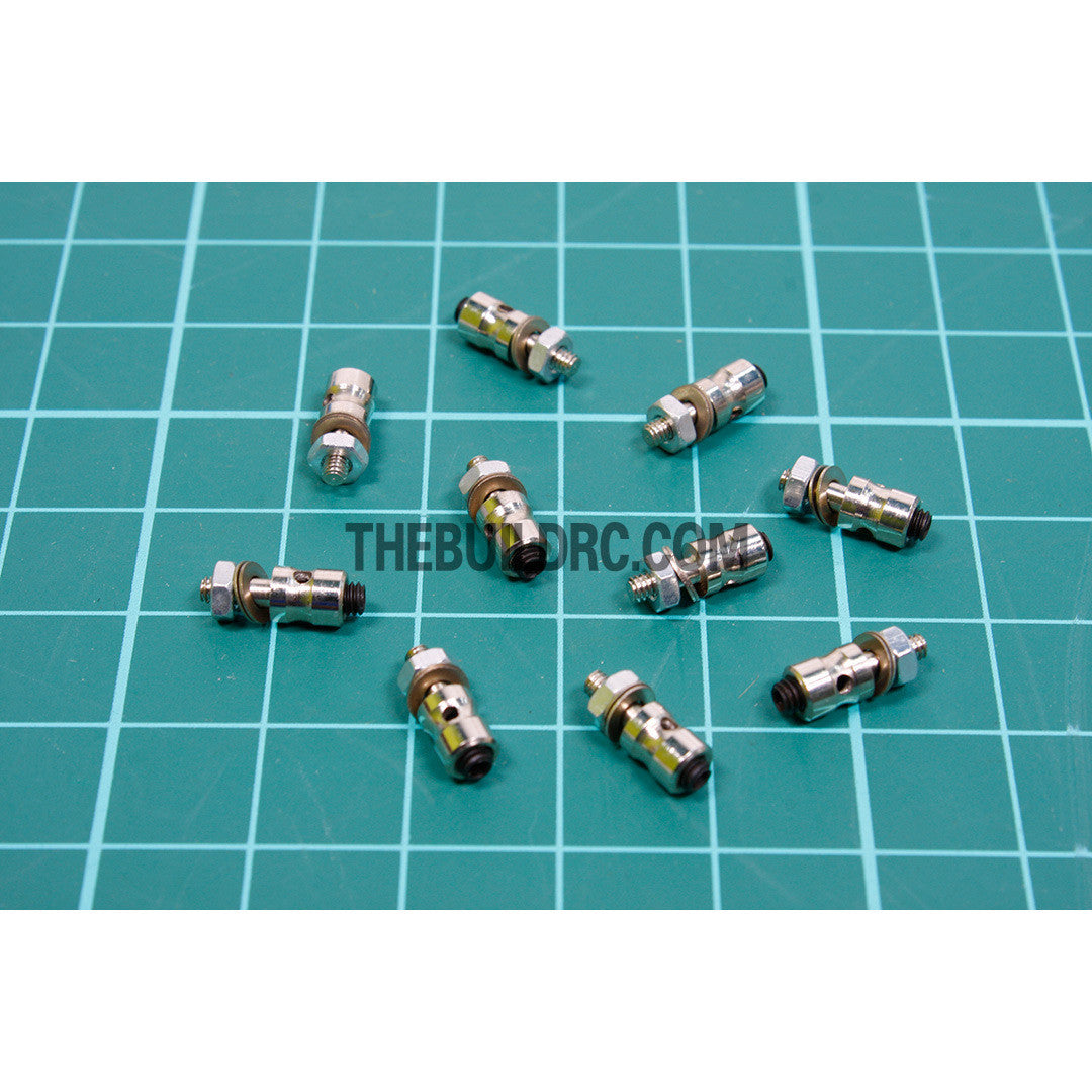 Aluminum Push Rod Snap Connector 1.1mm (10pcs/set)