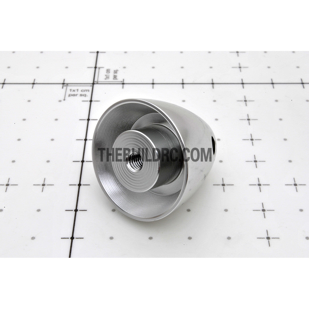 ??5.0mm / 0.2 inch D32 x H30mm RC Plane Aluminum Propeller Spinner - Silver
