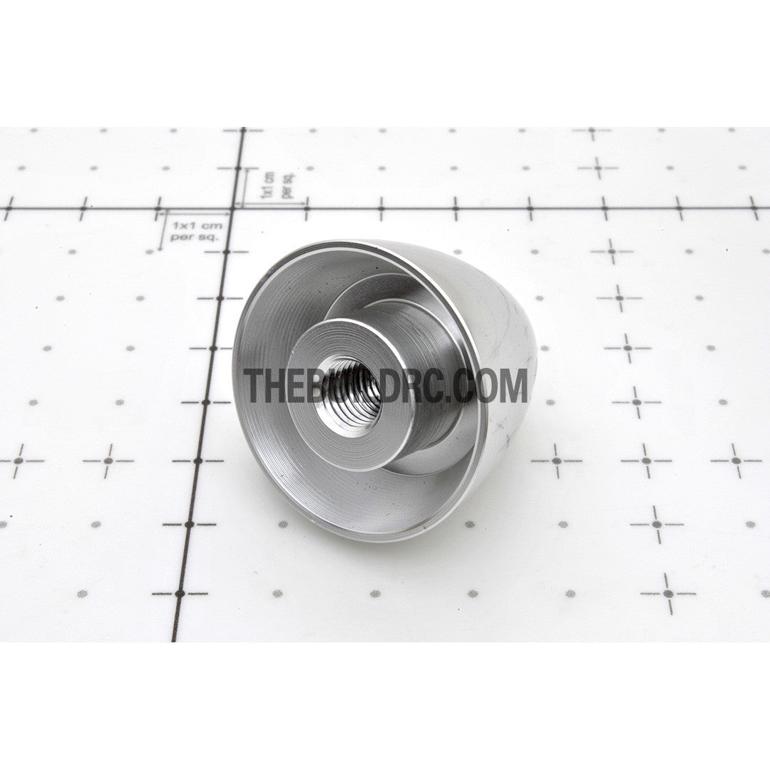 ??7.95mm / 0.3125 inch D32 x H30mm RC Plane Aluminum Propeller Spinner - Silver