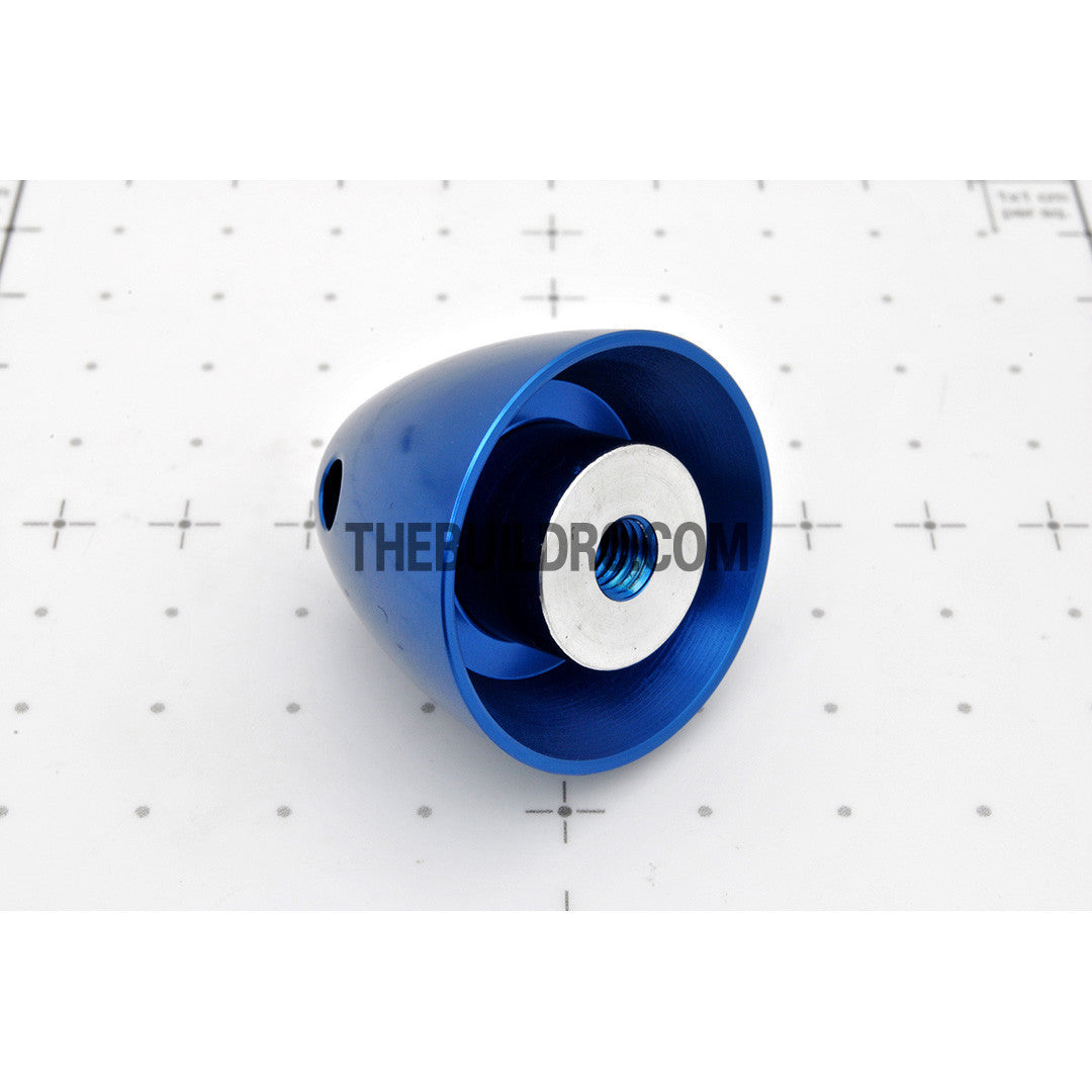 ??6.0mm / 0.236 inch D32 x H30mm RC Plane Aluminum Propeller Spinner - Blue