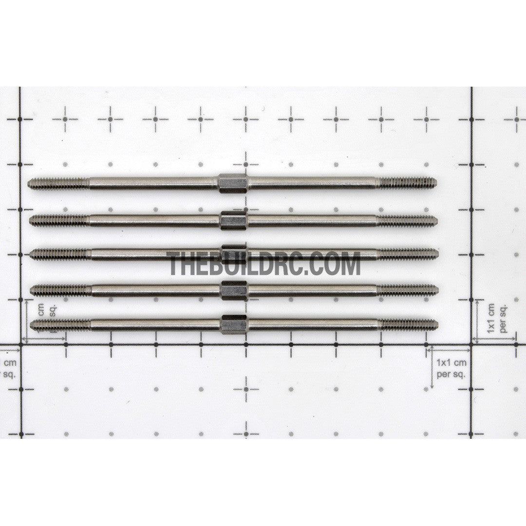 ??2.9 x L3.54"(88mm) Hexagon Steel Push Rod (5pcs/set)