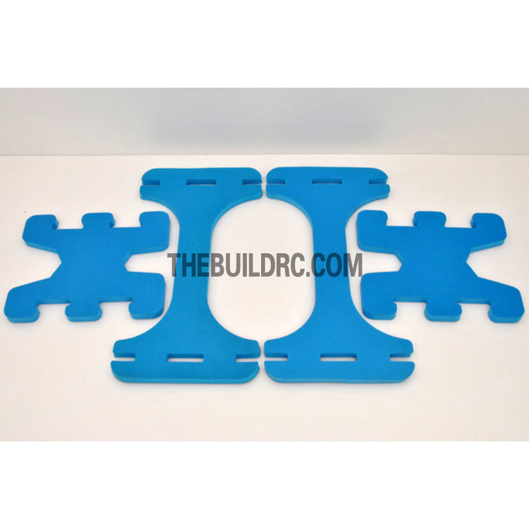 Sponge Stand for RC R/c Model Scale Glider Plane - Blue