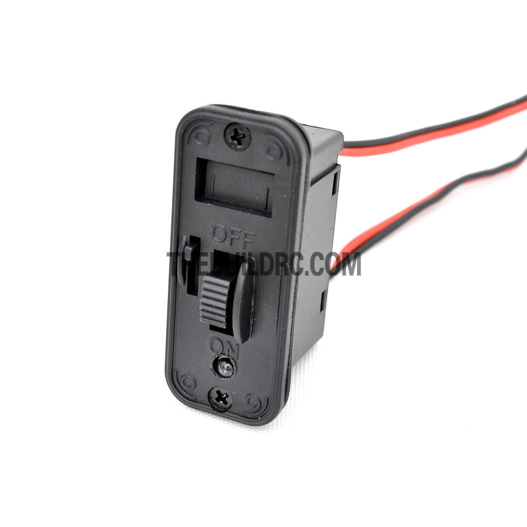 L45 ????? W17 ????? H22mm Futaba Power Switch with LED Indicator (3 plug)