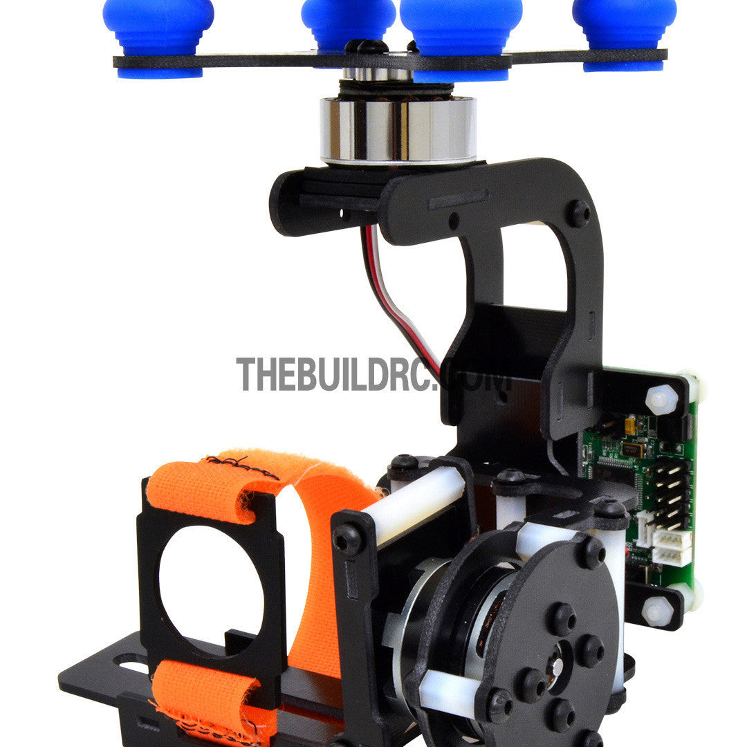3 Axis Upgraded FPV Camera Mount Gimbal With 2208kv Brushless Motors & Controller for Gopro3 Aerial - Fiberglass (~250g)