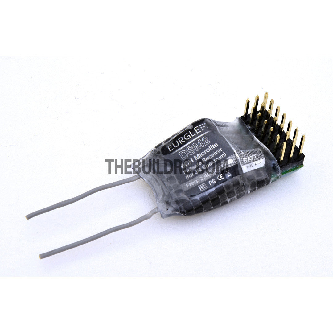 Eurgle DSM2 6Ch RC Failsafe Waterproof Receiver Rx for JR Spektrum